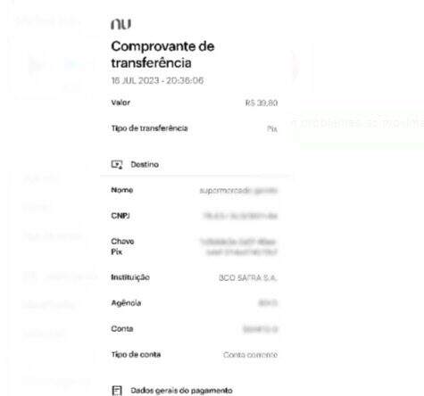 comprovante