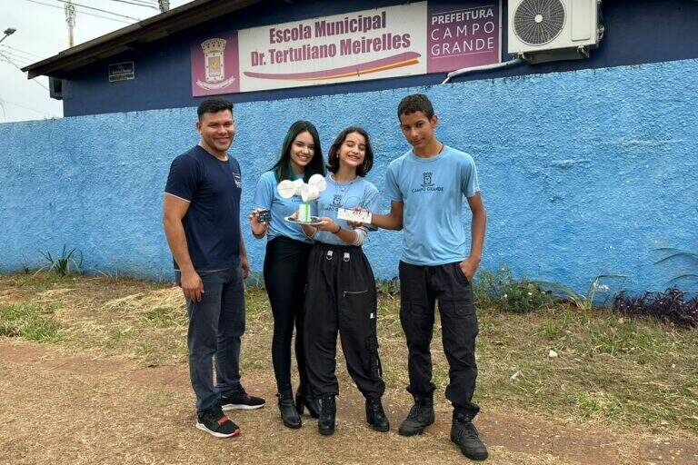Protótipo criado pelos alunos