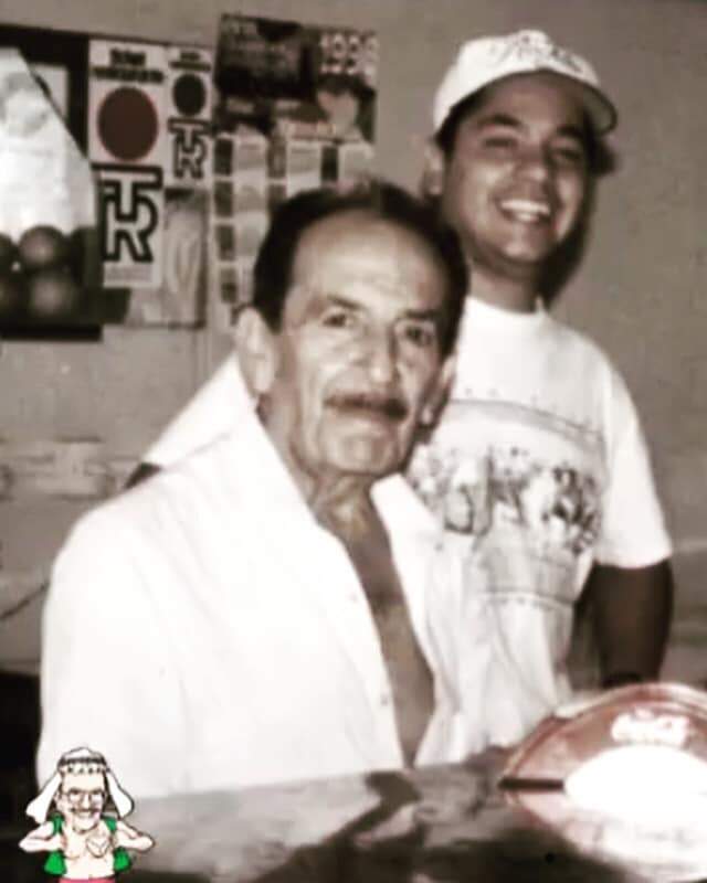 Ricardo Thomaz e José Thomaz em lembrança do passado - (Foto: Arquivo da família)