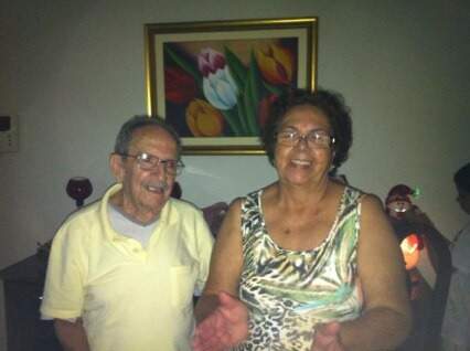 Thomaz e a esposa Marina há alguns anos - (Foto: Arquivo da família)
