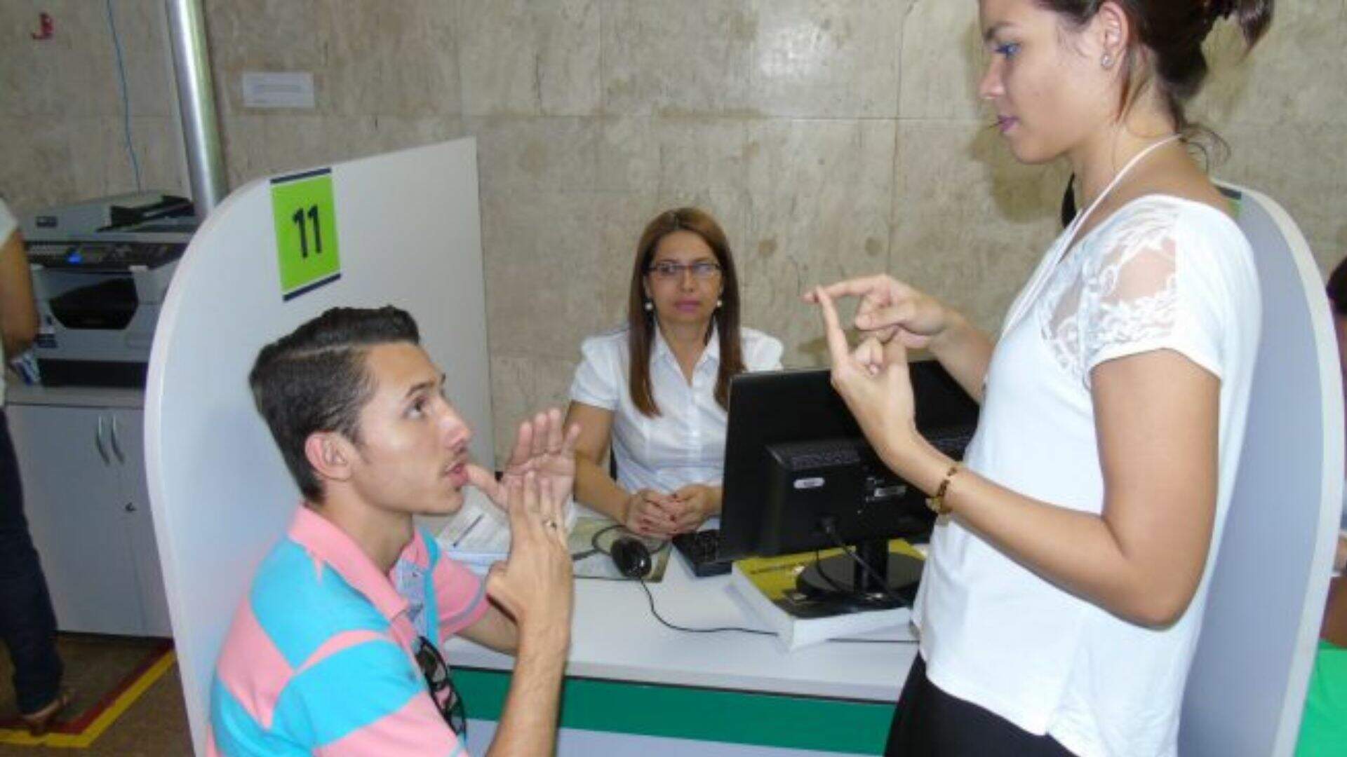 Atendimento em Libras