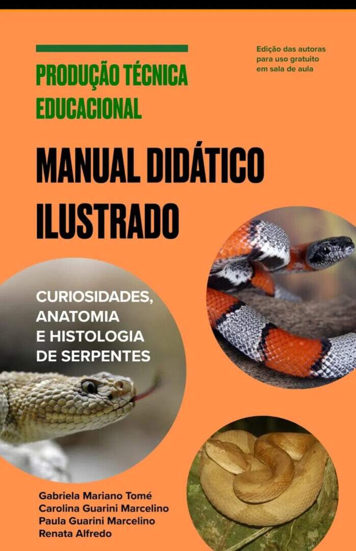 Capa do livro sobre serpentes sucuri hipnotiza