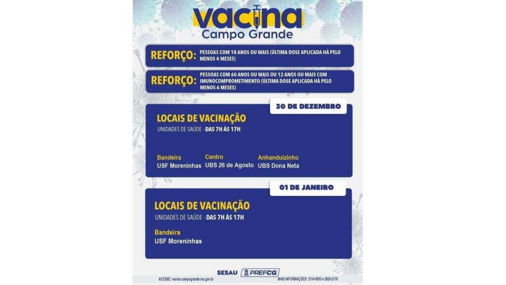 Calendário vacinal