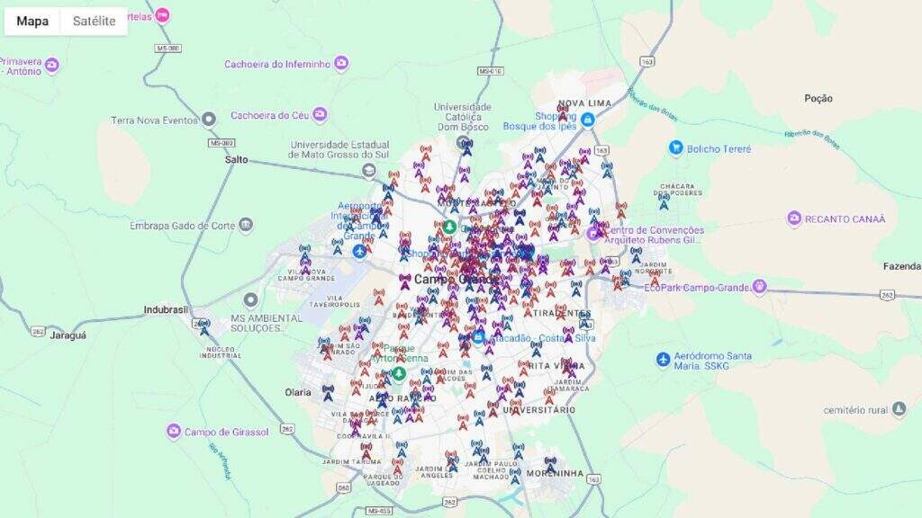 Cobertura 5G em Campo Grande