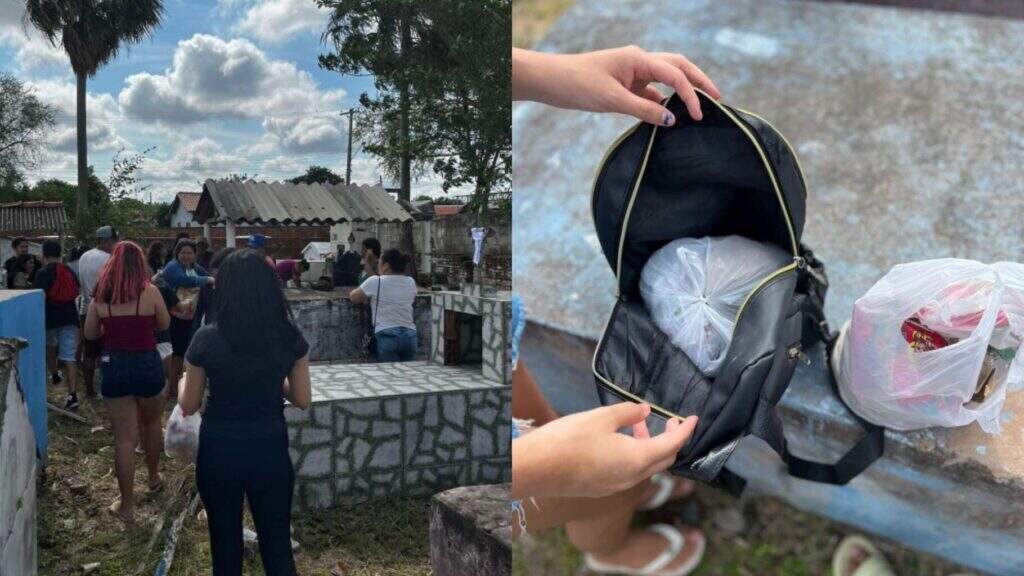 tradição túmulos comidas